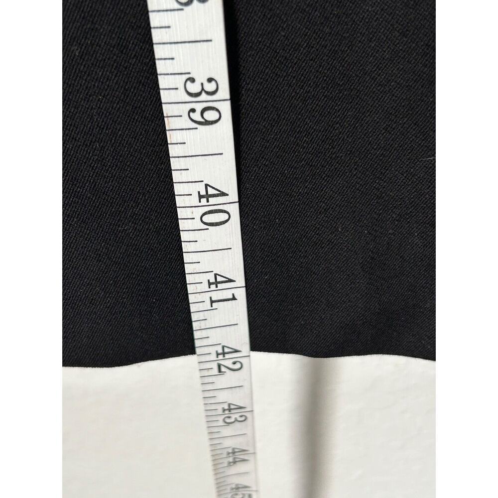 Ann Taylor Dress Womens Size 14 Black Sleeveless Zippered Back Slit Sheath - Picture 12 of 13